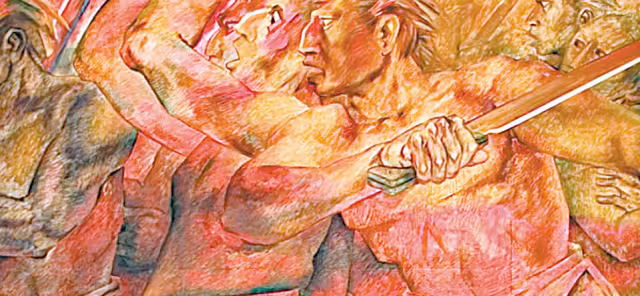 El desconcierto se debía sin duda a su baja estatura, a su nariz chata y a sus labios gruesos.