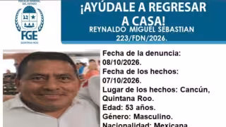 Reynaldo Miguel Sebastián desapareció el 7 de octubre.