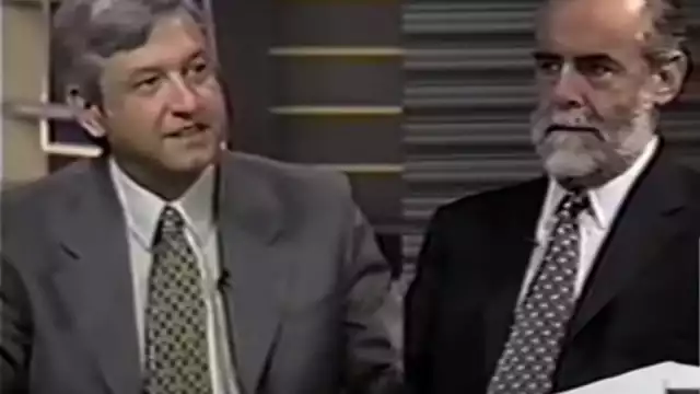 AMLO mostró un debate del 2000 con Diego Fernández de Cevallos