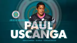 Paul Uscanga regresa al Caribe Mexicano, un lugar que ya conoce muy bien, pues fue pieza fundamental del Atlante FC cuando jugaba en Cancún