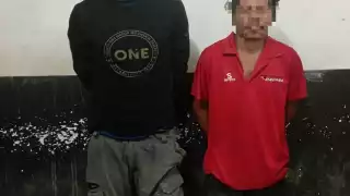 Los detenidos todavía tenían el producto del robo que cometieron en casa de la joven mujer