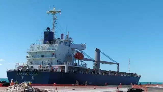 El navío, de procedencia china es la onceava embarcación que arriba