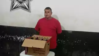 Manuel Guadalupe fue sorprendido vendiendo licores ilegalmente en Sucopó