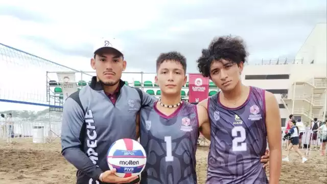 Campeche inicia participación en Olimpiada CONADE 2025 con victoria en voleibol de playa