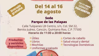 ¡A preparar las mochilas! Feria de Regreso a Clases llega a Cancún; estas son las fechas y horarios