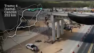 En el Tramo 4  se construyen nuevos pasos vehiculares con un altura de 7.50 metros