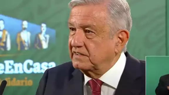 López Obrador durante su conferencia de prensa López Obrador durante su conferencia de prensa