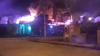 El incendio aún no se ha podido controlar en el lugar