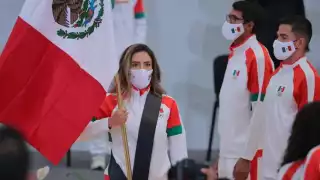 El abanderamiento de la delegación mexicana para los Juegos Olímpicos de Tokio 2020 se realizó el 5 de julio