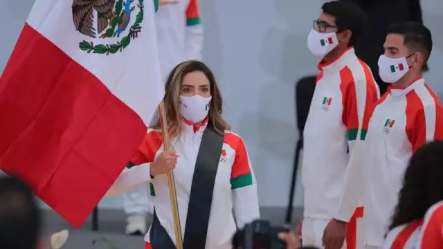 El abanderamiento de la delegación mexicana para los Juegos Olímpicos de Tokio 2020 se realizó el 5 de julio