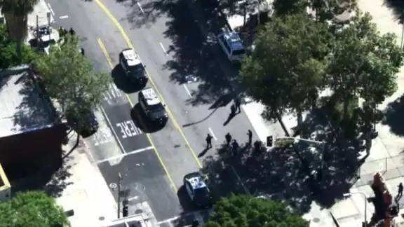 Es el segundo tiroteo que se registra el fin de semana en Los Ángeles. Foto: Especial Es el segundo tiroteo que se registra el fin de semana en Los Ángeles. Foto: Especial