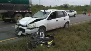 Al sitio acudieron agentes de las policías estatal, municipal de Kanasín y de la Guardia Nacional delegación caminos