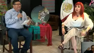 La Gobernadora negó que espíe o sea una guerra sucia, e instó al dirigente morenista a recapacitar y que decida jugar en el bando de los guindas.