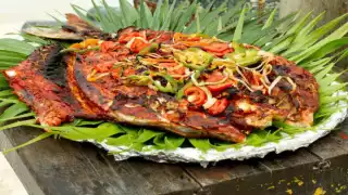 El pescado en Tikin Xic es ideal para compartir en familia