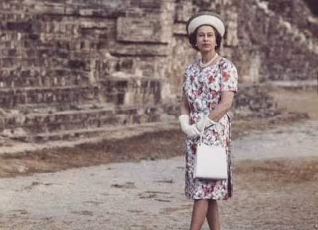 La Reina visitó Yucatán cuando tenía 47 años de edad