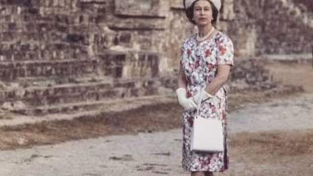 La Reina visitó Yucatán cuando tenía 47 años de edad
