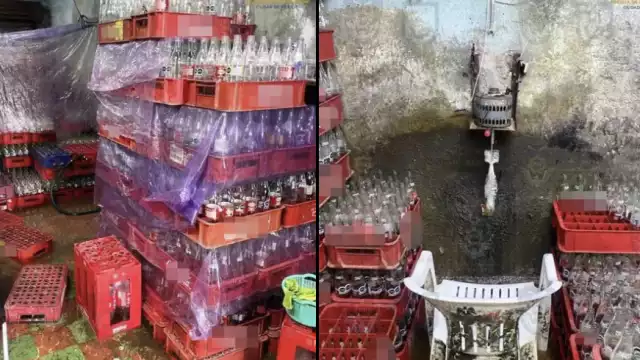 Dos hombres fueron detenidos en el operativo de las autoridades