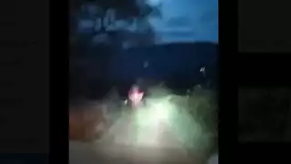 El meteorito sorprendió a las personas que lograron verlo