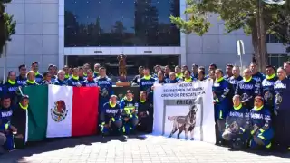 El grupo de rescatistas viajaron a Turquía para apoyar en las labores de remoción de escombros