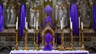 ¿Por qué se cubren las imágenes religiosas durante la Semana Santa?