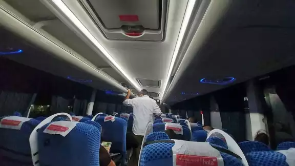 Los viajes en autobús se mantienen sin problemas