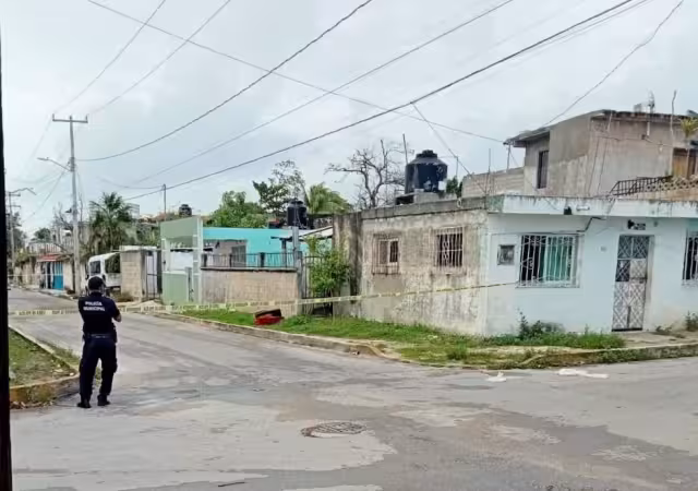 La zona en donde fue encontrado el cuerpo fue debidamente acordonada por elementos policiales