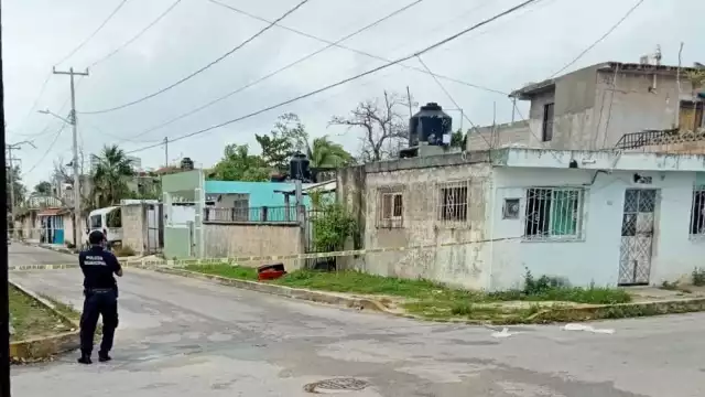 La zona en donde fue encontrado el cuerpo fue debidamente acordonada por elementos policiales