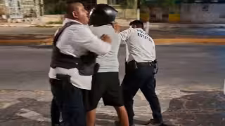 Motociclista acusa violencia policial durante inspección preventiva