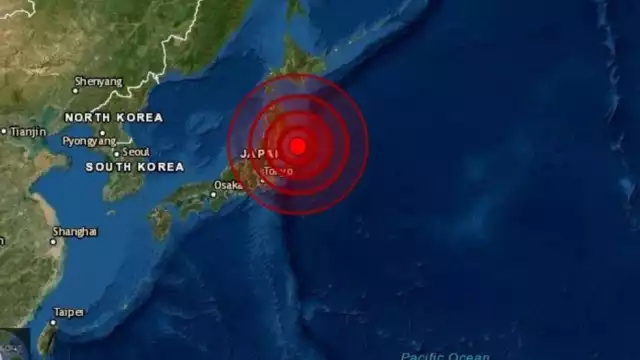 Aquí se ubicó el epicentro del terremoto de hoy en Japón