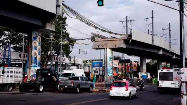 Un tramo de la Línea 12 se derrumbó el pasado 3 de mayo. Foto: EFE