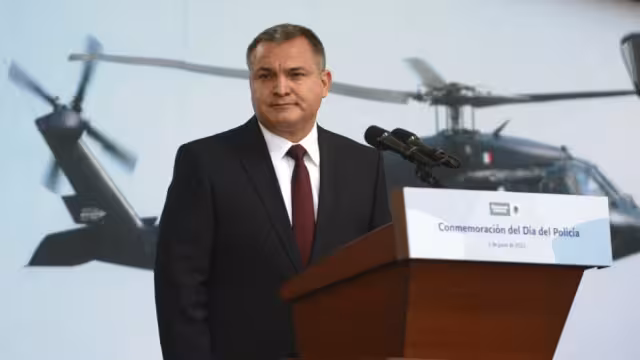 García Luna es acusado de ayudar al Cártel del Sinaloa cuando fue secretario de Seguridad Pública de Felipe Calderón. Foto: EFE