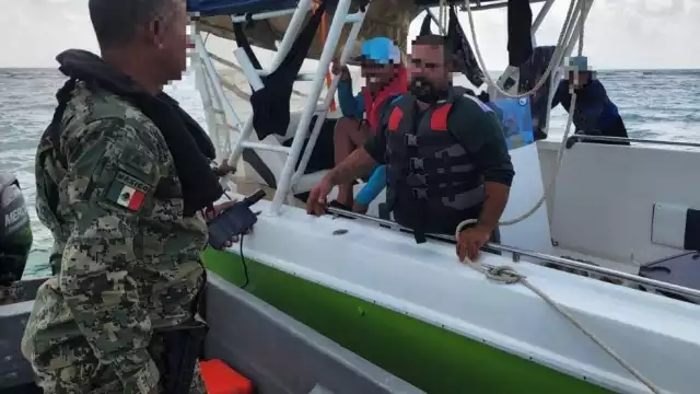 Los tres hombres fueron puestos a disposición del INM