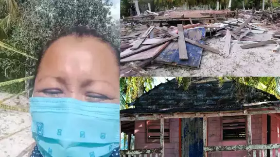 La afectada culpa al ex alcalde por vender tierras que no le corresponden La afectada culpa al ex alcalde por vender tierras que no le corresponden