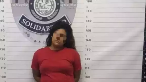 La mujer fue identificada como Daniela "N" La mujer fue identificada como Daniela "N"