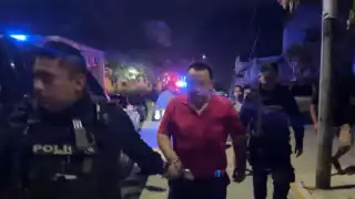 El detenido aparentemente es familiar del presunto responsable del accidente