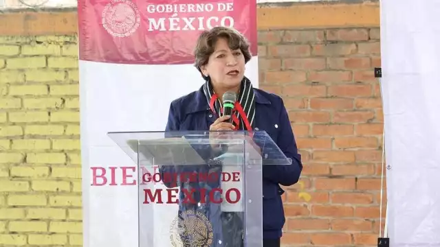 Delfina Gómez tuvo gira de trabajo en San Luis Potosí. Foto: Cortesía