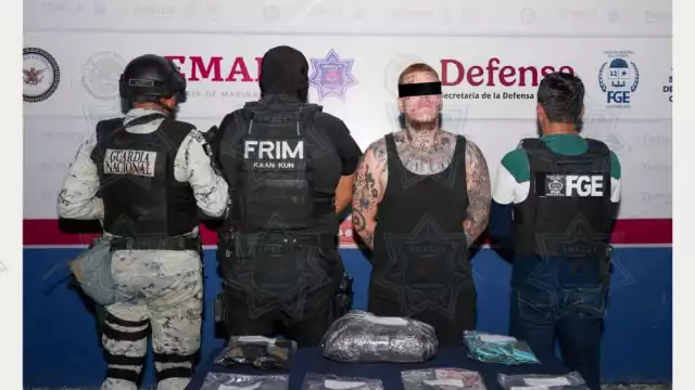 El detenido fue identificado como Christopher Rolando “N”, de 24 años de edad