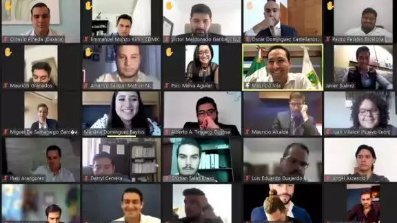 Mauricio Vila se reunió virtualmente con jóvenes interesados en la política para compartir la experiencia de Yucatán durante su administración