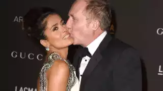 Sakma Hayek y su esposo destacan también por ser una de las parejas más estables en el medio, Foto: Especial