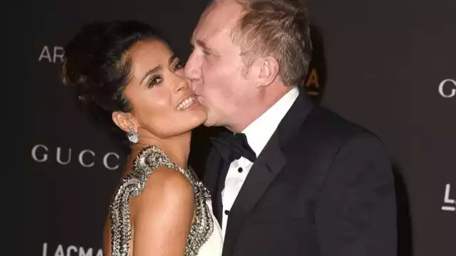 Sakma Hayek y su esposo destacan también por ser una de las parejas más estables en el medio, Foto: Especial