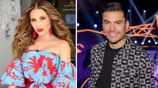 Carlos Rivera y Cynthia Rodríguez visitaron al Papa Francisco.