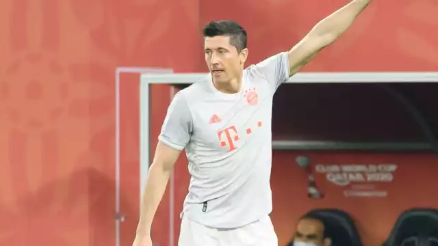 Lewandowski anotó el único tanto de la primera mitad