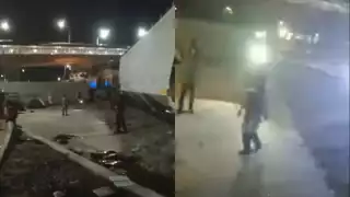 Entre gritos y disparos, Guardia Nacional desaloja a migrantes en Ciudad Juárez