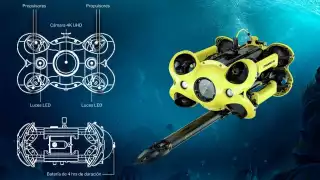 El dron ya se encuentra dentro de la mina de carbón en Sabina, para comenzar con la localización de los trabajadores que quedaron atrapados