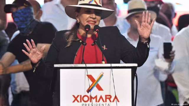 La candidata Xiomara Castro aventaja en la votación