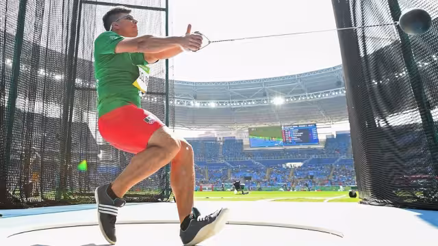 Diego Alan del Real Galindo es un lanzador de martillos mexicano