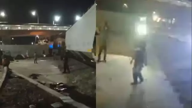 Entre gritos y disparos, Guardia Nacional desaloja a migrantes en Ciudad Juárez