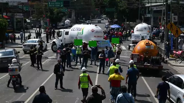 Gaseros protestaron por las condiciones desfavorables derivadas de la fijación de precios paliativos en el gas LP