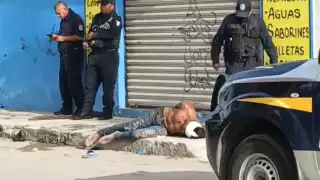 El sujeto fue amarrado por testigos