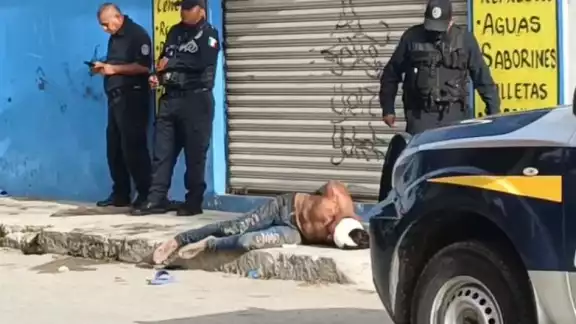 El sujeto fue amarrado por testigos El sujeto fue amarrado por testigos